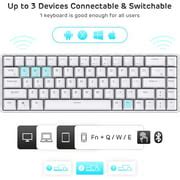 Buy RK ROYAL KLUDGE RK68 65% Hot-Swappable Wireless Mechanical Keyboard ...