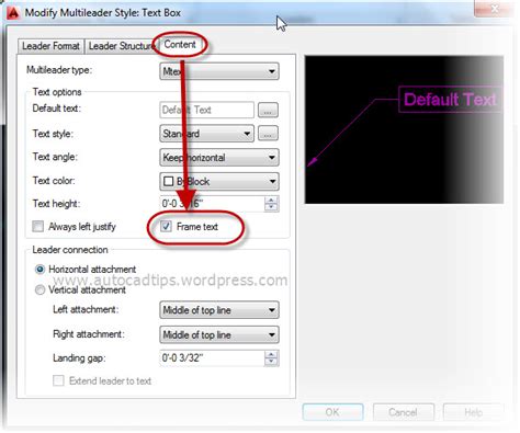 Image result for Create a Custom Text Frame AutoCAD