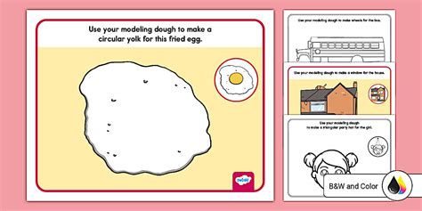2D Modeling Dough Mats (teacher made) - Twinkl