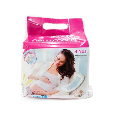 Buy NewMom Maternity Pad + Pad Fixator (Combo Pack) (Pack of 4 Pads + 1 ...