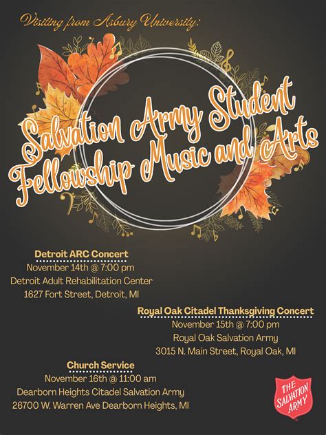 Join the Fellowship Band and Orchestra from Asbury University Salvation ...