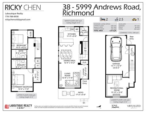38 5999 Andrews Road, Richmond - Floor Plan - SOLD by Ricky Chen