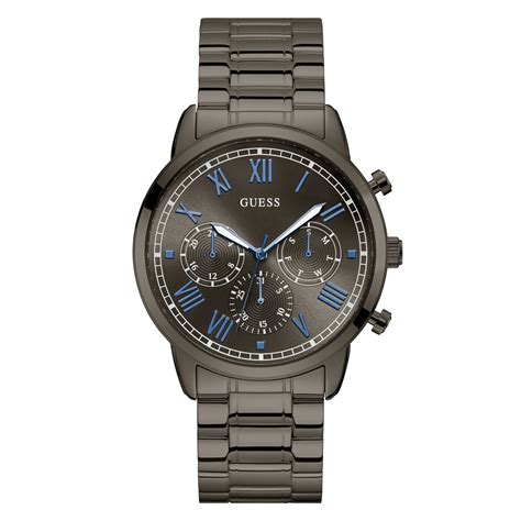 Guess Hendrix Grey Round Quartz Men Watch - U1309G3M - At JUST WATCHES