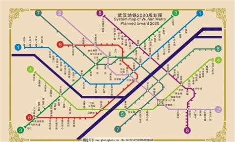 武汉地铁2020规划图图片_设计案例_广告设计_图行天下图库