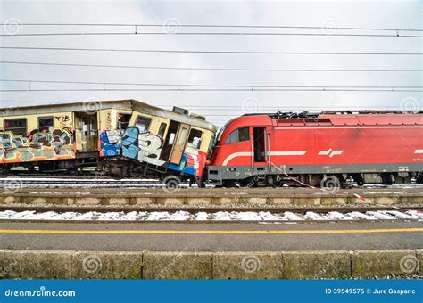 Train crash stock image. Image of cart, steel, obsolete - 39549575