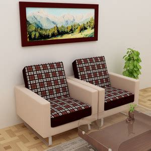 Dream Care Terry Checkered 3+1+1 Seater Sofa Cover Price in India - Buy ...