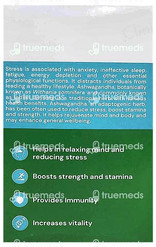 Hk Vitals Ashwagandha Tablet 40 - Uses, Side Effects, Dosage, Price ...