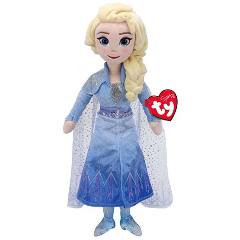 TY Disney Frozen 2 Elsa Doll Plushie, 15.5 Inch Tall Collectible ...