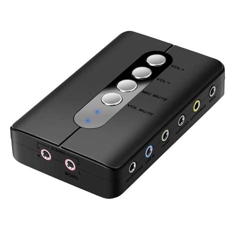USB External 7.1 Surround Sound Card 7.1 Channel Audio Adapter – HugeTrust