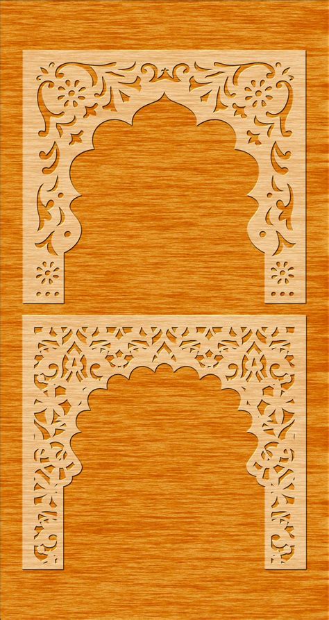 Buy Temple Template, Wall Hanging, Arch, Partitions, Screen, Stencil ...