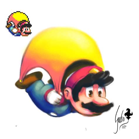 Super Mario World Cape Sprite