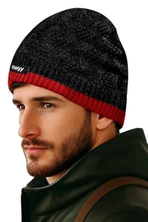 Buy Knotyy Winter Cap for Men | Woolen Beanie, Warm & Stylish ...