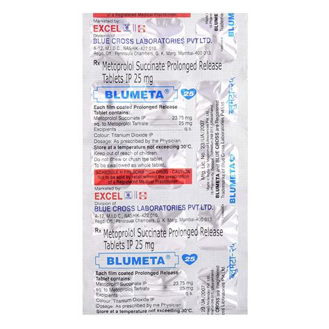 Blumeta 25 Tablet | Uses, Side Effects, Price | Apollo Pharmacy