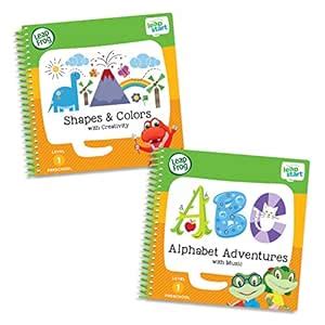 LeapFrog LeapStart Level 1 Preschool Activity Book Bundle with Alphabet ...