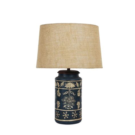 Buy Casey Blue Table Lamp online - Side table lamps - Fabuliv