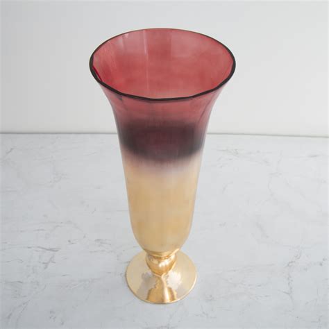 Buy Galaxy Tapered Ombre Glass Vase from Home Centre at just INR 1599.0