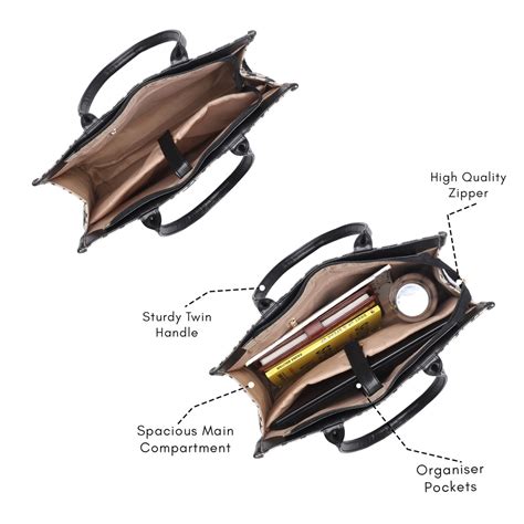 THE CLOWNFISH Opulence Series Multipurpose Handbag For Women Box Bag ...