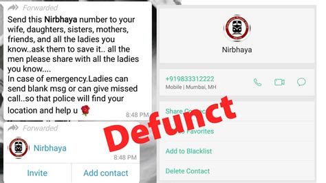 Fact Check: Viral message claims ‘Nirbhaya’ helpline number launched ...