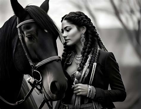 Download Woman And Horse Wallpaper | Wallpapers.com