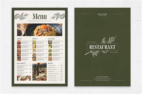 Image result for Rustic Menu Design