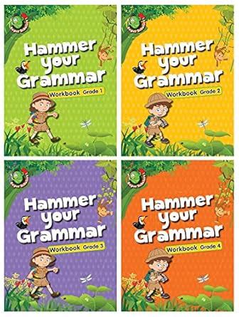 Buy Hammer Your Grammer Workbooks ( set of 4 English learning books ...