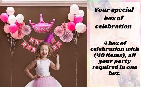 Special You Pink Theme Happy Birthday Decoration Items for Girls with ...