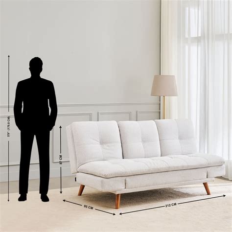 Buy Gamora Fabric 3-Seater Sofa Bed with Drop-Down Table from Home ...