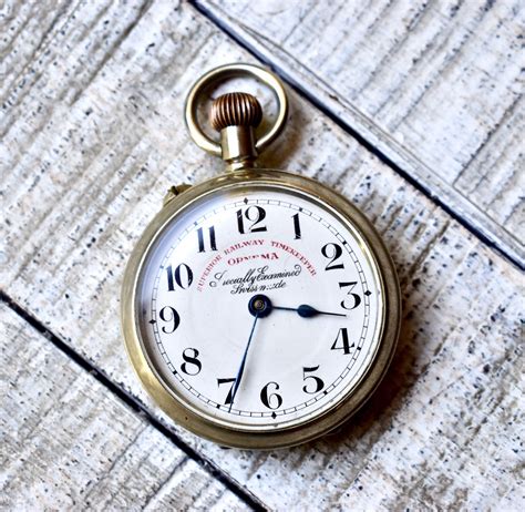 Antique Pocket Watch Superior Railway Timekeeper Specially - Etsy