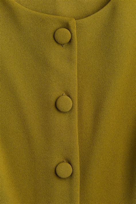 Women's Olive green Ponte di Roma waistcoat | H&M IN