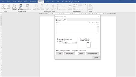 Image result for How to Type Labels in Word