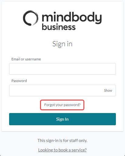 Set up and manage your owner login credentials (New Mindbody Experience)