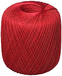 Coats Crochet Red Heart Classic Crochet, Thread Size 10, Victory Red ...