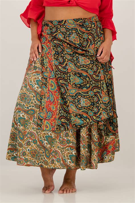 Long Wrap Around Skirts