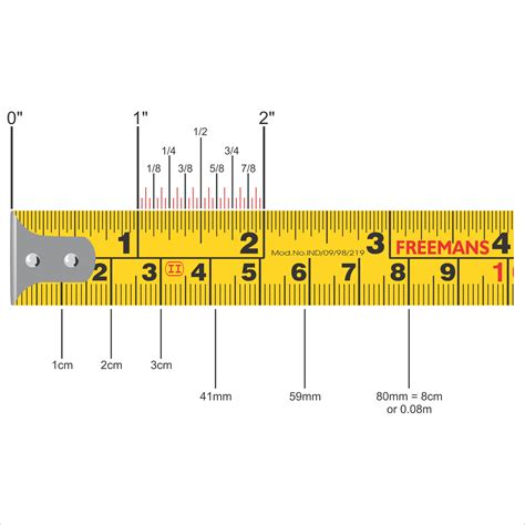 How to read a measuring tape India cm | mm | Meter | Inch | Feet, टेप ...