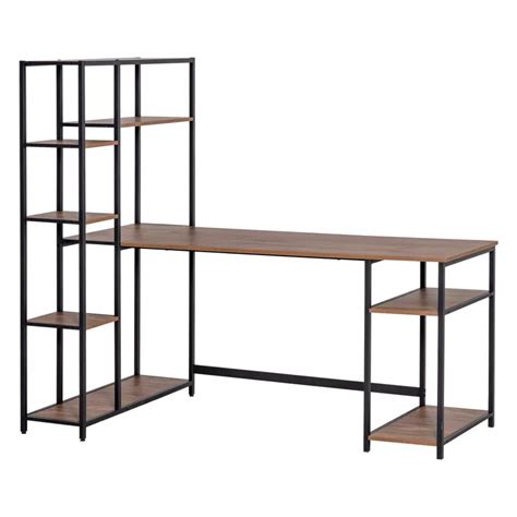 HOMCOM 67 Inch Home Office Computer Desk with India | Ubuy
