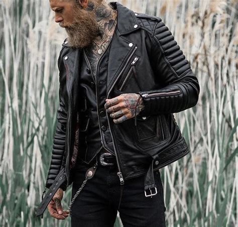 Black Leather Jackets For Men