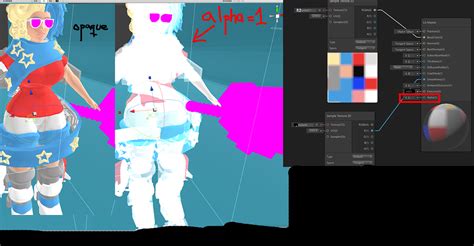 Unity Shader Graph Transparent Texture 的图像结果