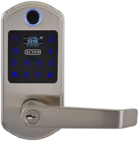 Smart door Lock, 4 in 1 Keyless Entry Door Lock with OLED Display ...