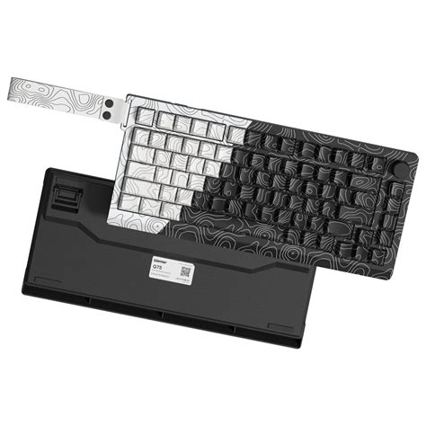 WOMIER Q75 75% VIA SUPPORT GASKET MOUNTED WIRELESS KEYBOARD WITH KNOB ...