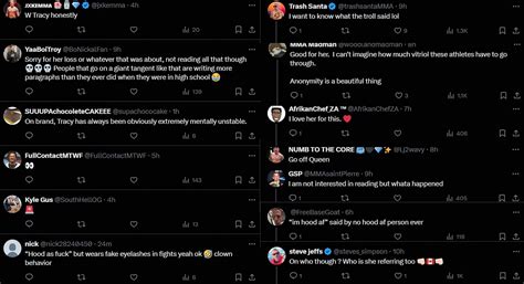 MMA Twitter reacts to Tracy Cortez blasting fan in NSFW rant for allegedly peddling 'rumors ...