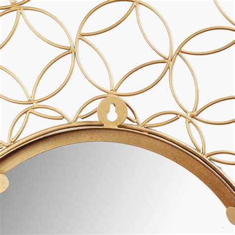 Buy HOME SPARKLE Metal Wall Mirror from Home Sparkle at just INR 6299.0