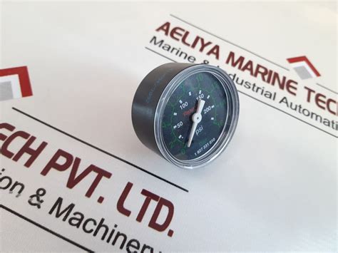 Rexroth 1 827 231 010 Manometer Pressure Gauge 0 To 16 Bar 0 To 250 Psi ...