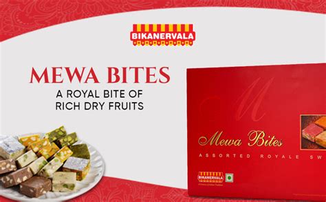 Bikanervala Mewa Bite 480g – Premium Dryfruit Sweet with Cashew ...