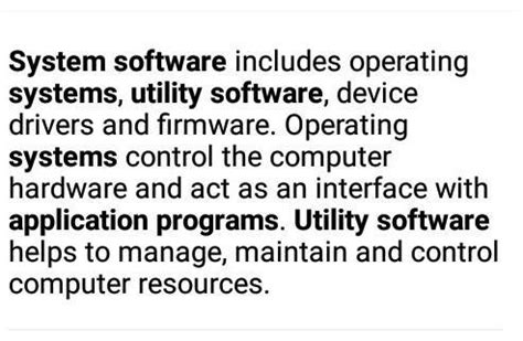 Define the following terms:1. System Software2.Application Software3 ...