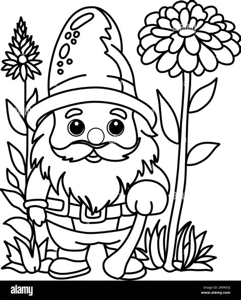 Fall Coloring Pages Gnomes