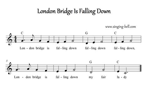 Free Nursery Rhymes > London Bridge Is Falling Down - free mp3 audio download