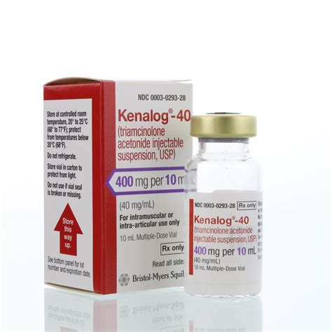 Triamcinolone Acetonide Kenalog 10 Injection 10mg 40mg,, 52% OFF