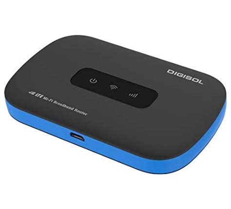 Digisol DG-HR1070MSE 4G MiFi Portable Broadband Router (Black) : Amazon ...