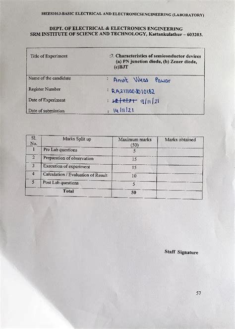 BEEE EXP 2 - Assignment of Basic Electrical and Engineering Experiment ...