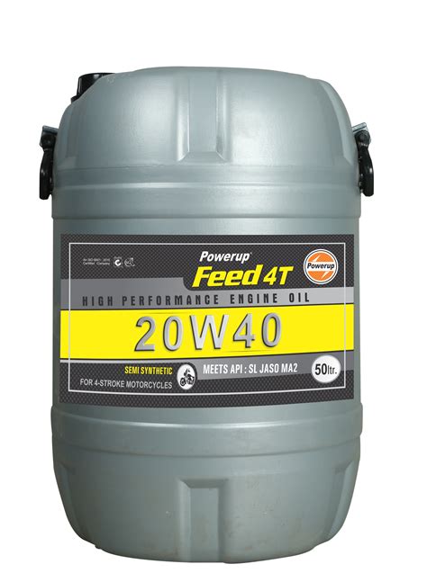 Powerup | Feed 4T 20W40 | Bike Engine oil | Premium Quality Oil